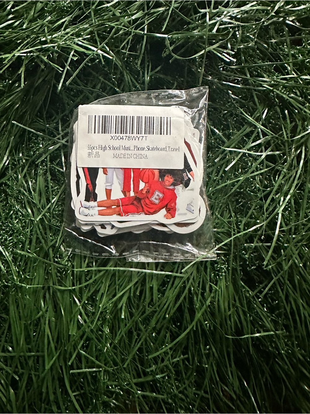 Red Cheerleader Sticker Pack